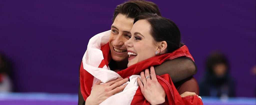 Tessa Virtue and Scott Moir Winning Gold Medal Reactions