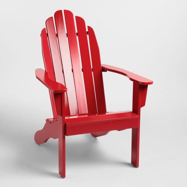 Barbados Red Adirondack Chair