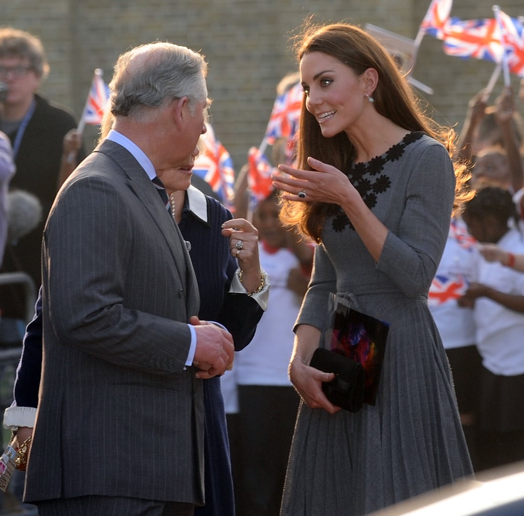 Prince Charles and Kate had an animated conversation during a 2012 engagement.