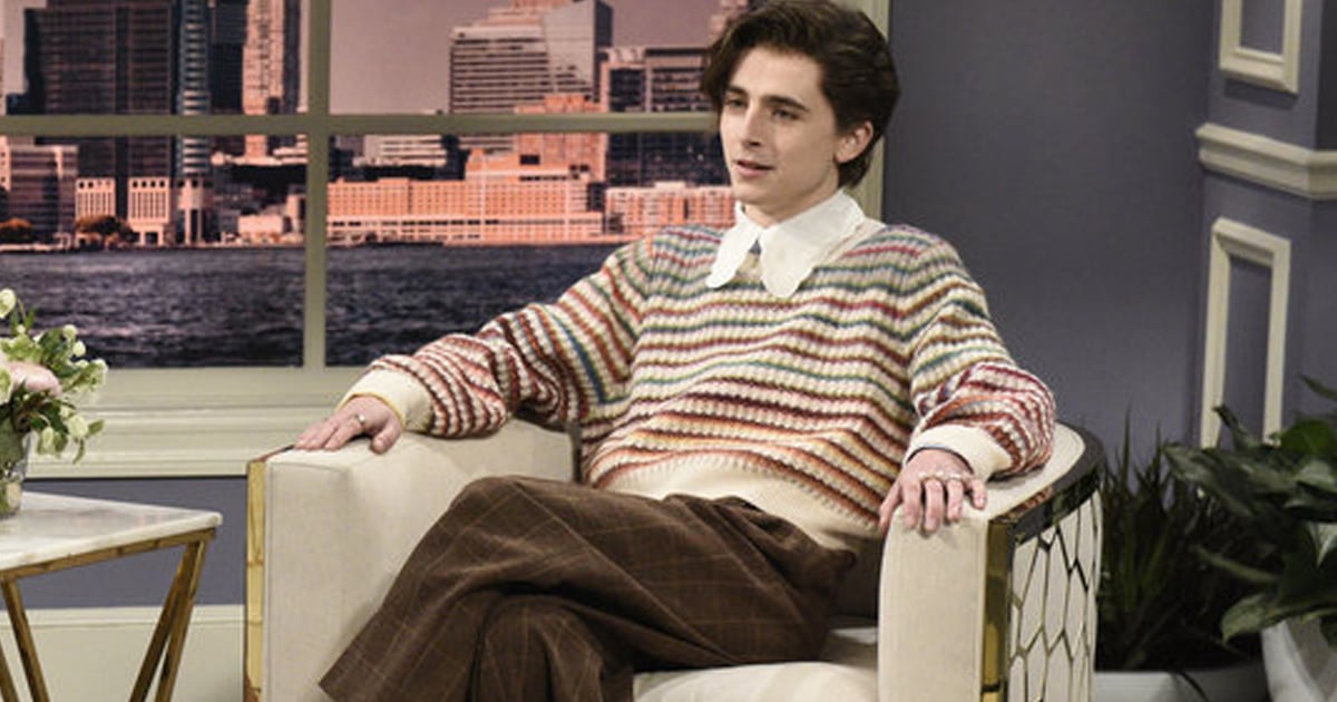 Timothée Chalamet Goes the Gucci Route For His Harry Styles Outfit on Saturday Night Live
