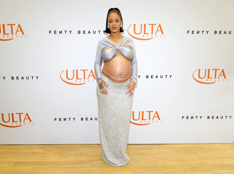 LOS ANGELES, CALIFORNIA - MARCH 12: Rihanna celebrates the launch of Fenty Beauty at ULTA Beauty on March 12, 2022 in Los Angeles, California. (Photo by Kevin Mazur/Getty Images for Fenty Beauty by Rihanna)