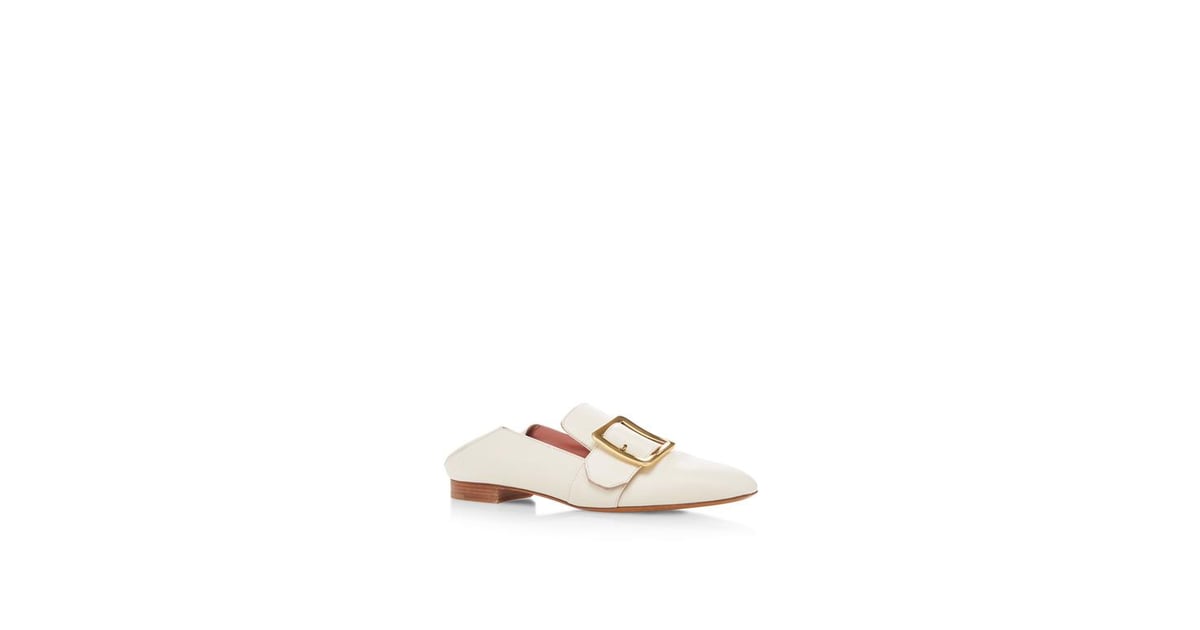 bally janelle leather slippers