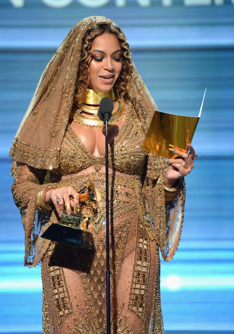 When You Realize Beyoncé's Speech Card Matched Her Outfit