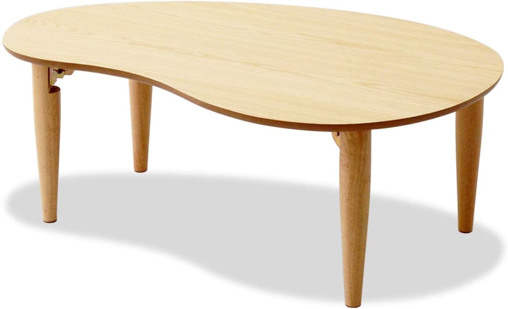 For Small Spaces: Emoor Wooden Pear-Shaped Folding Coffee Table