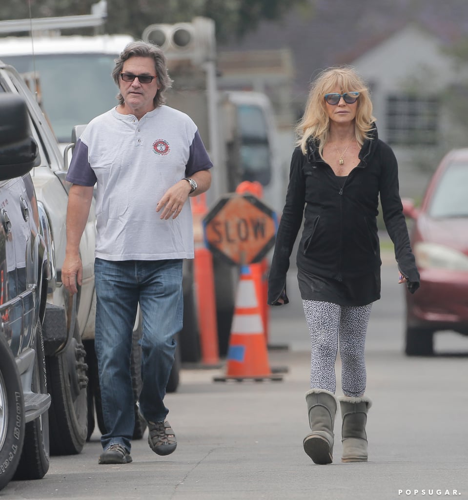 Goldie Hawn and Kurt Russell Out in LA May 2016