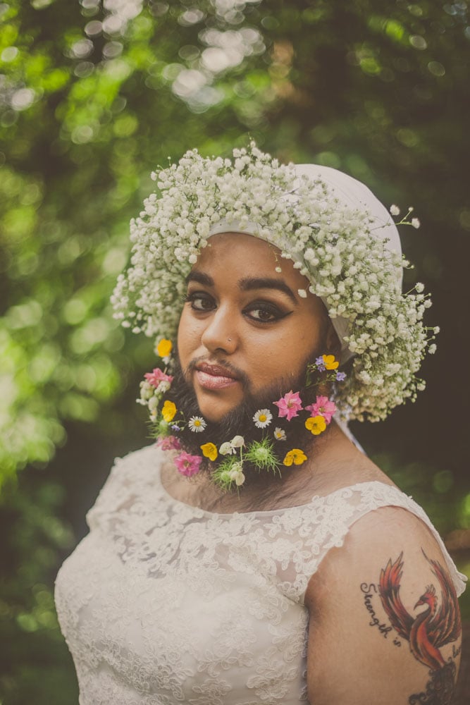 This Bearded Bride Will Change the Way You Perceive Beauty This Bearded Bride Will Change the Way You Perceive Beauty