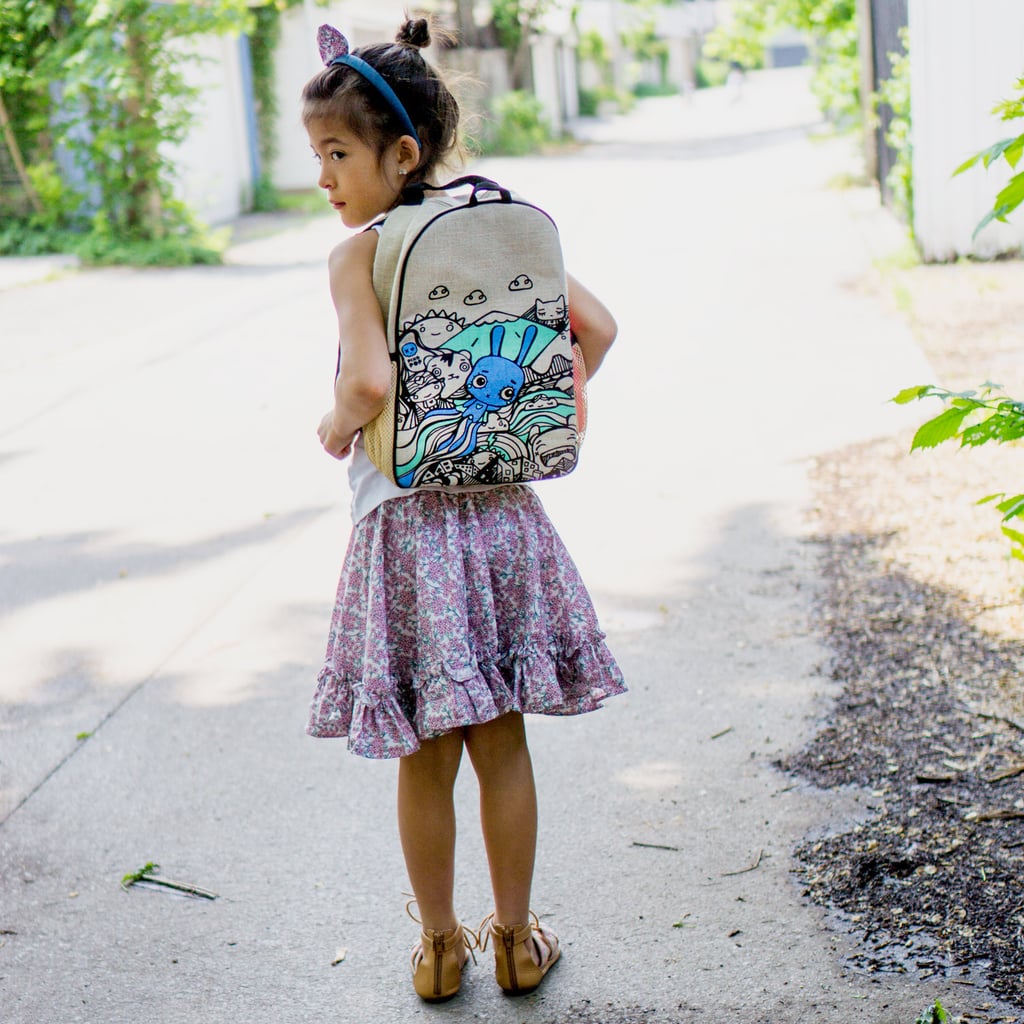 Raw Linen Toddler Bunny Backpack