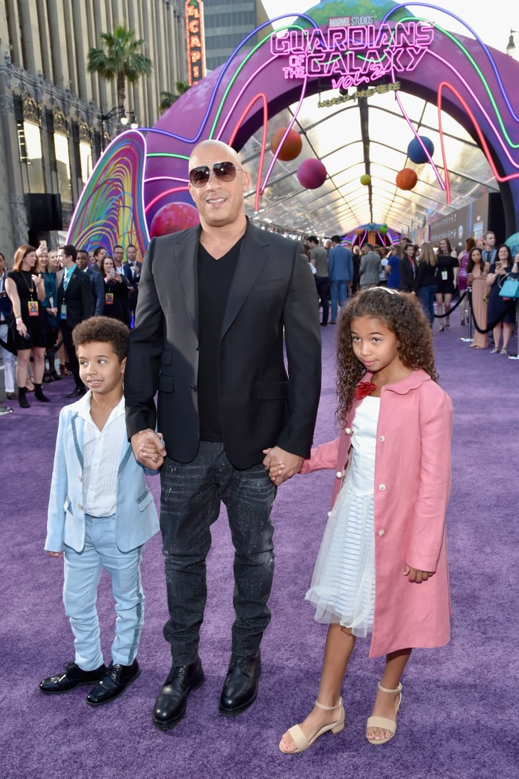 Vin Diesel and His Kids at Movie Premiere in LA April 2017 | POPSUGAR ...