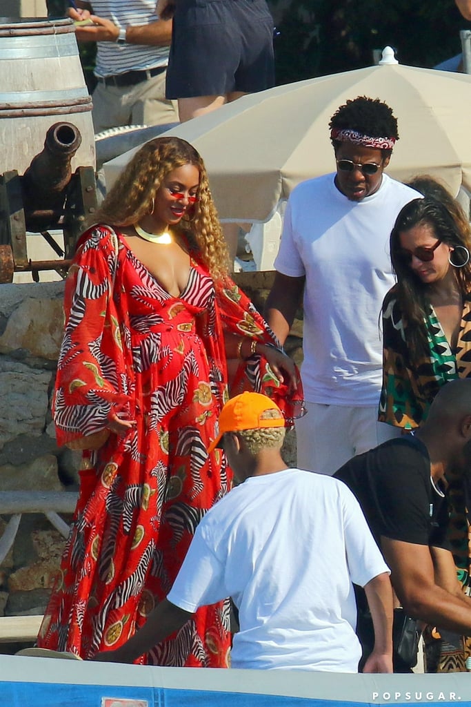 Beyoncé Zebra Dress by Dolce and Gabbana in Cannes 2018