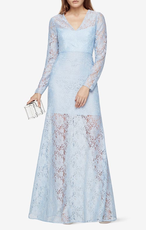 BCBGMAXAZRIA Daysha Lace Gown