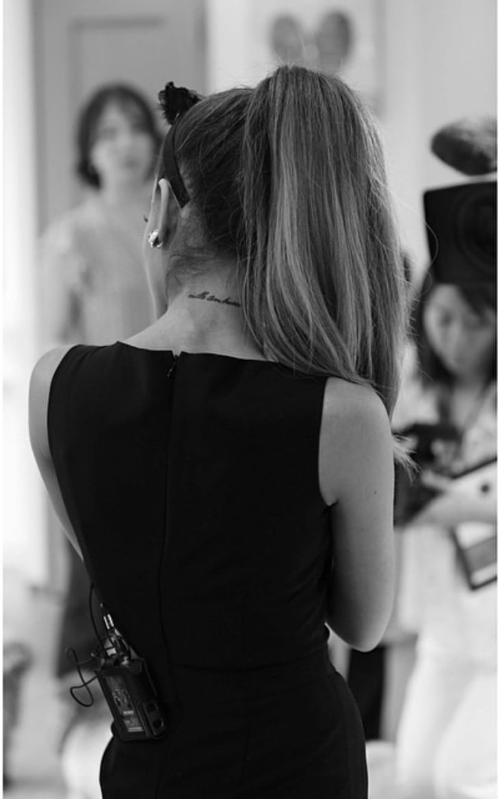Ariana Grandes Tattoos Popsugar Beauty
