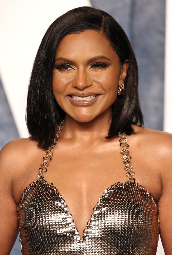 Mindy Kaling&rsquo;s Lob Haircut at the Oscars Afterparty | POPSUGAR Beauty UK