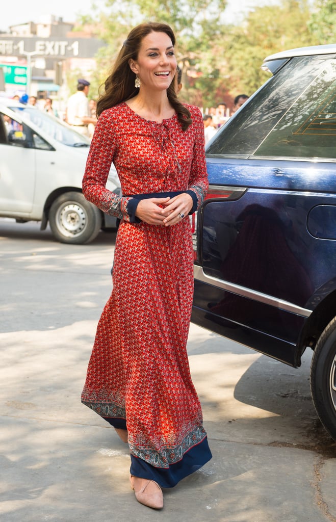 On her most recent tour of India, the duchess stepped out in a $74 maxi dress from UK brand Glamorous.