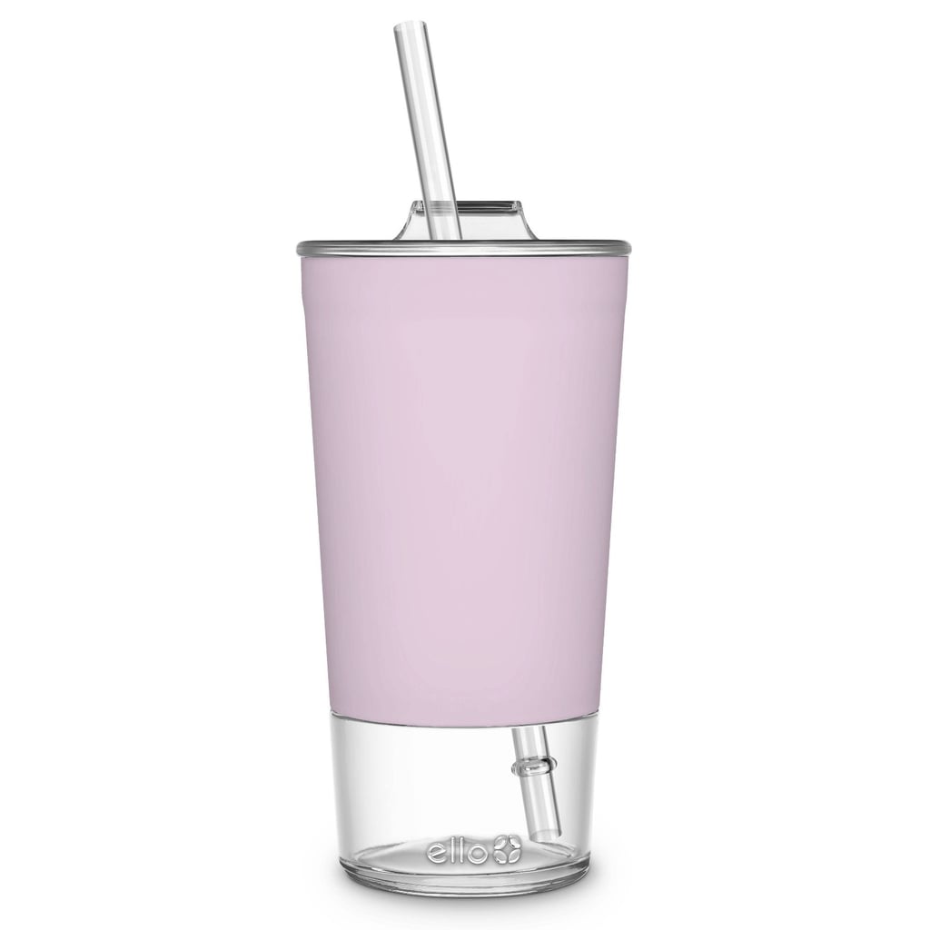A Bottle With a Straw: Ello Tidal 20oz Glass Tumbler with Lid