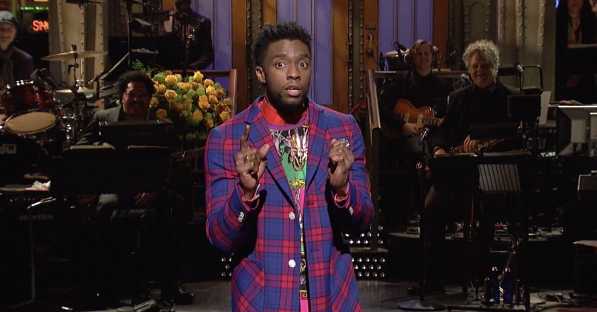 Chadwick Boseman's Opening Monologue on SNL POPSUGAR Celebrity