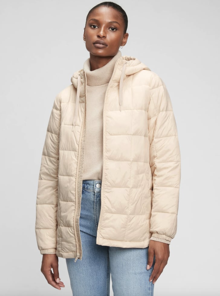 Gap 100% Recycled Nylon Relaxed Lightweight Puffer Jacket | These Are ...