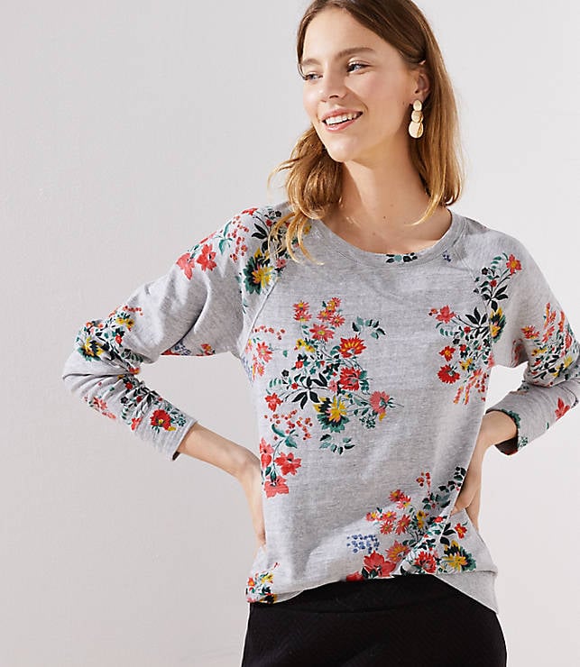 Loft Winter Bouquet Sweatshirt