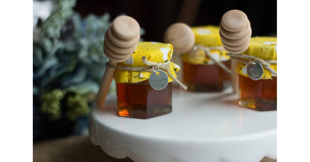 Mini Honey Jars With Drippers (45 for a set of 12) Mini Bachelorette