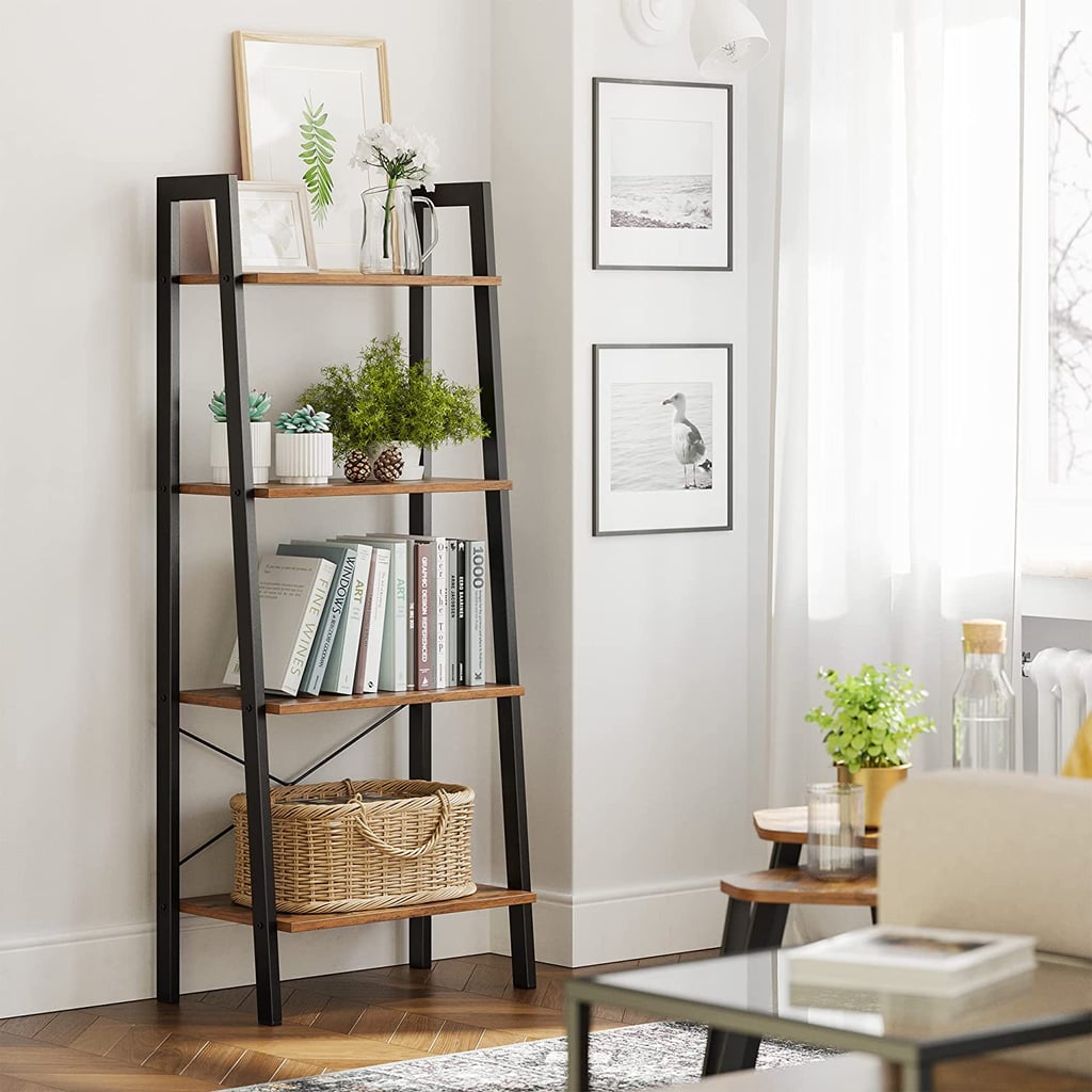 A Bookcase: Industrial Ladder Shelf