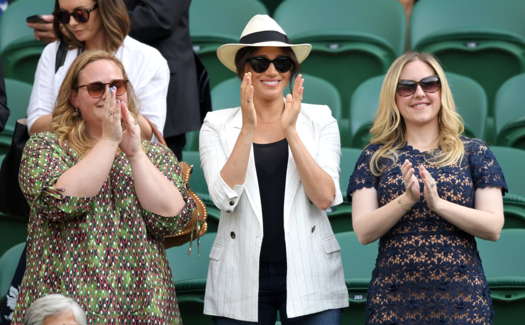 Meghan Markle 2019 Wimbledon Striped Blazer Dupes