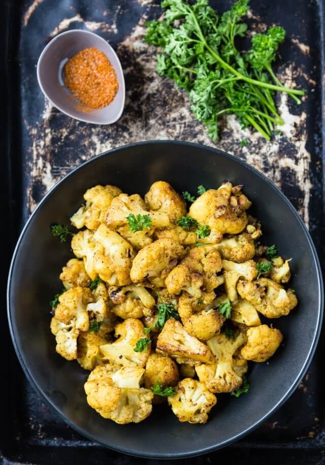 Crispy Turmeric Cauliflower