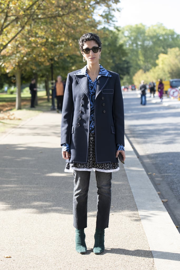 If you're not into the leginess of a mini, layer one over jeans instead.