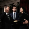 Why This Picture of Doug Jones's Son Glaring at Mike Pence Speaks Volumes