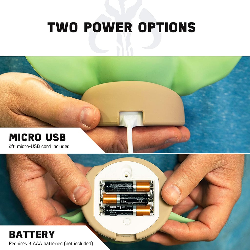 Star Wars The Child LED Nightlight Power Options