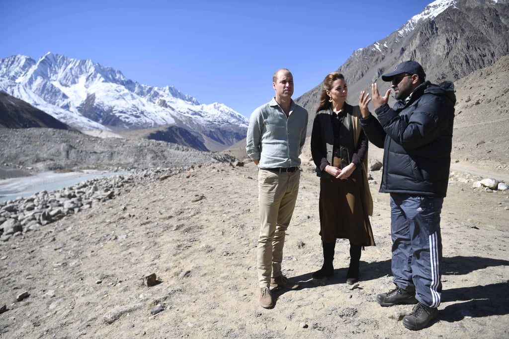 Prince William and Kate Middleton at Chiatibo Glacier in Pakistan