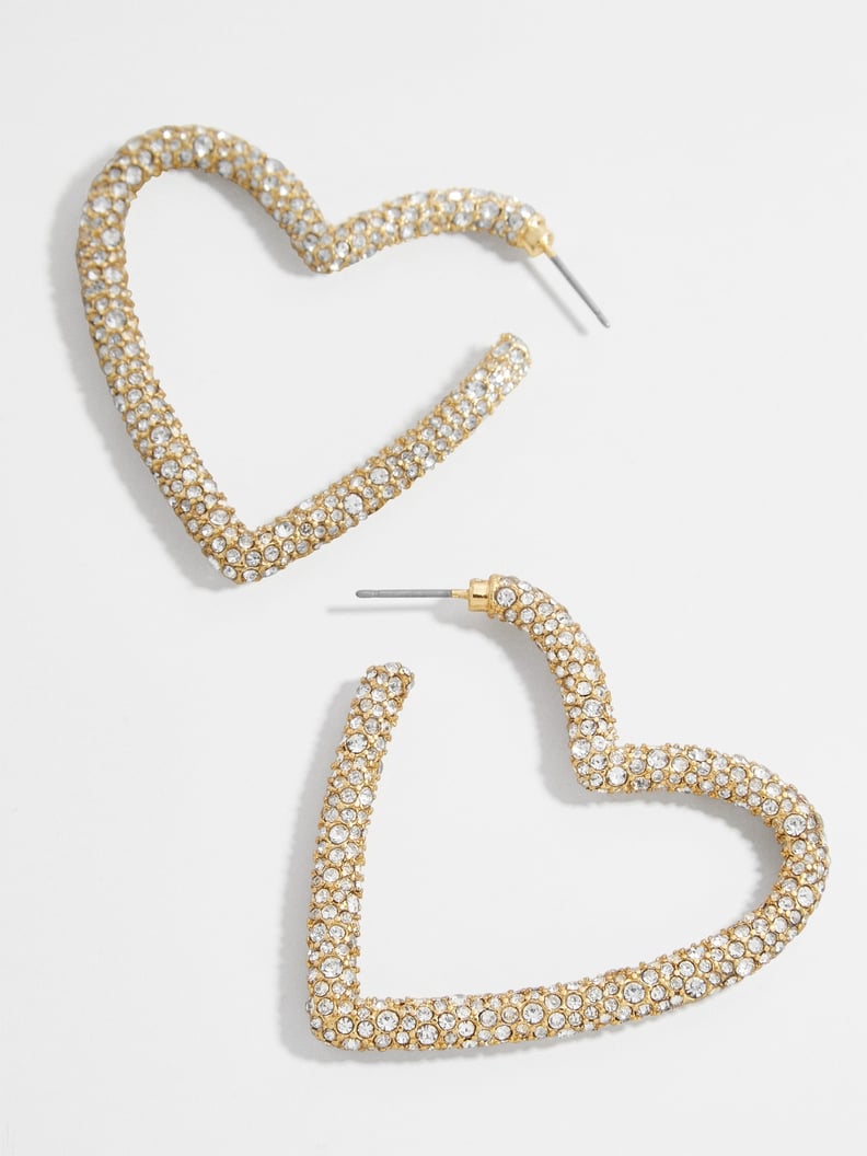 Ciena Heart Hoop Earrings