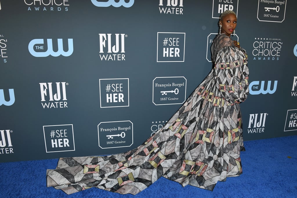 Cynthia Erivo's Critics Choice Awards Dress Is Mesmerizing