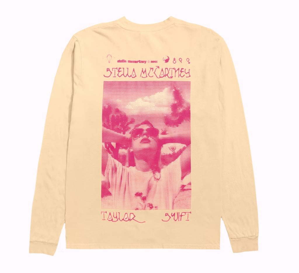 Stella x Taylor Swift Yellow Long-Sleeve Tee With Pink Photo