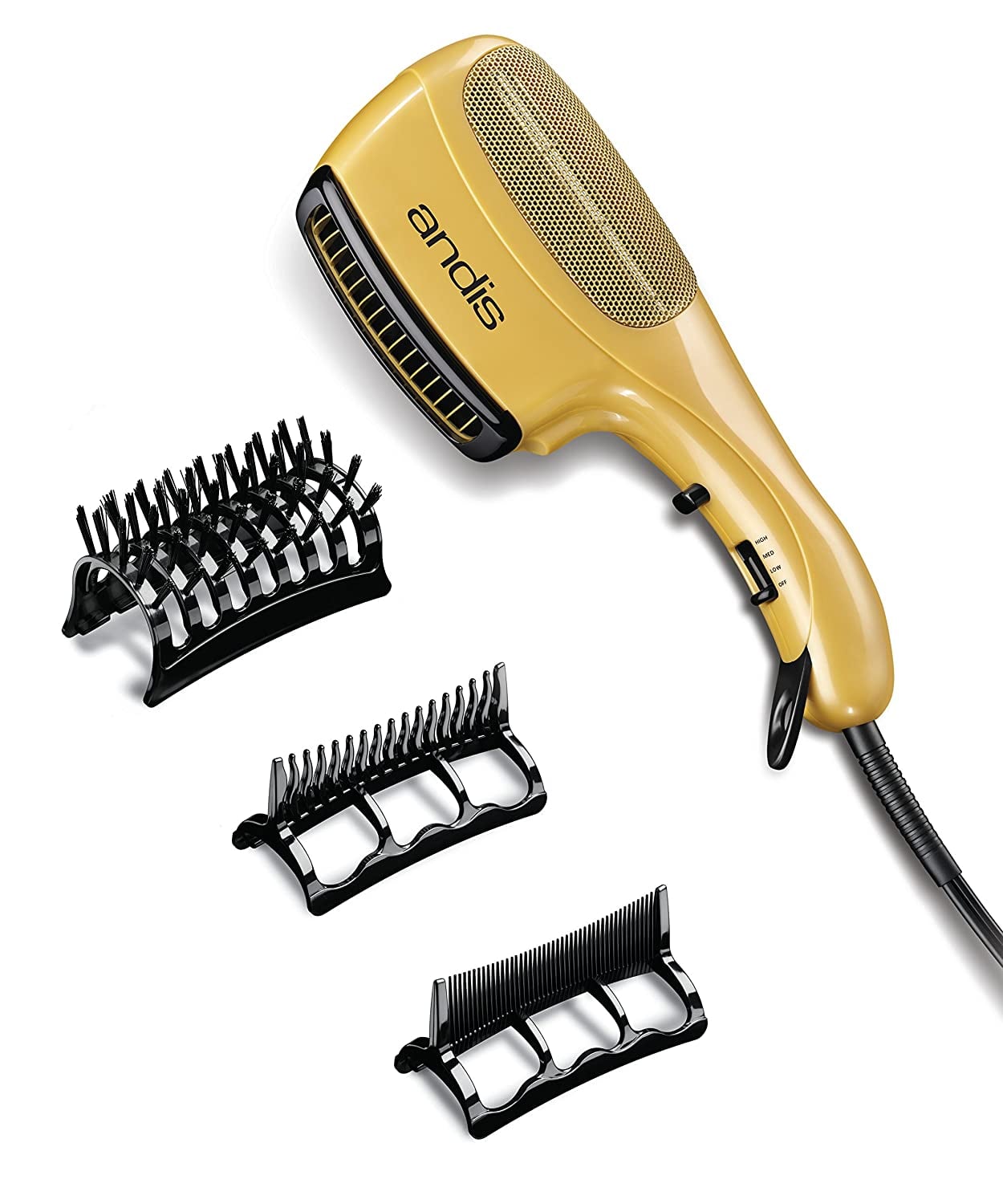 hair dryer with comb