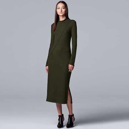 Simply Vera Vera Wang Seamed Cosy Dress