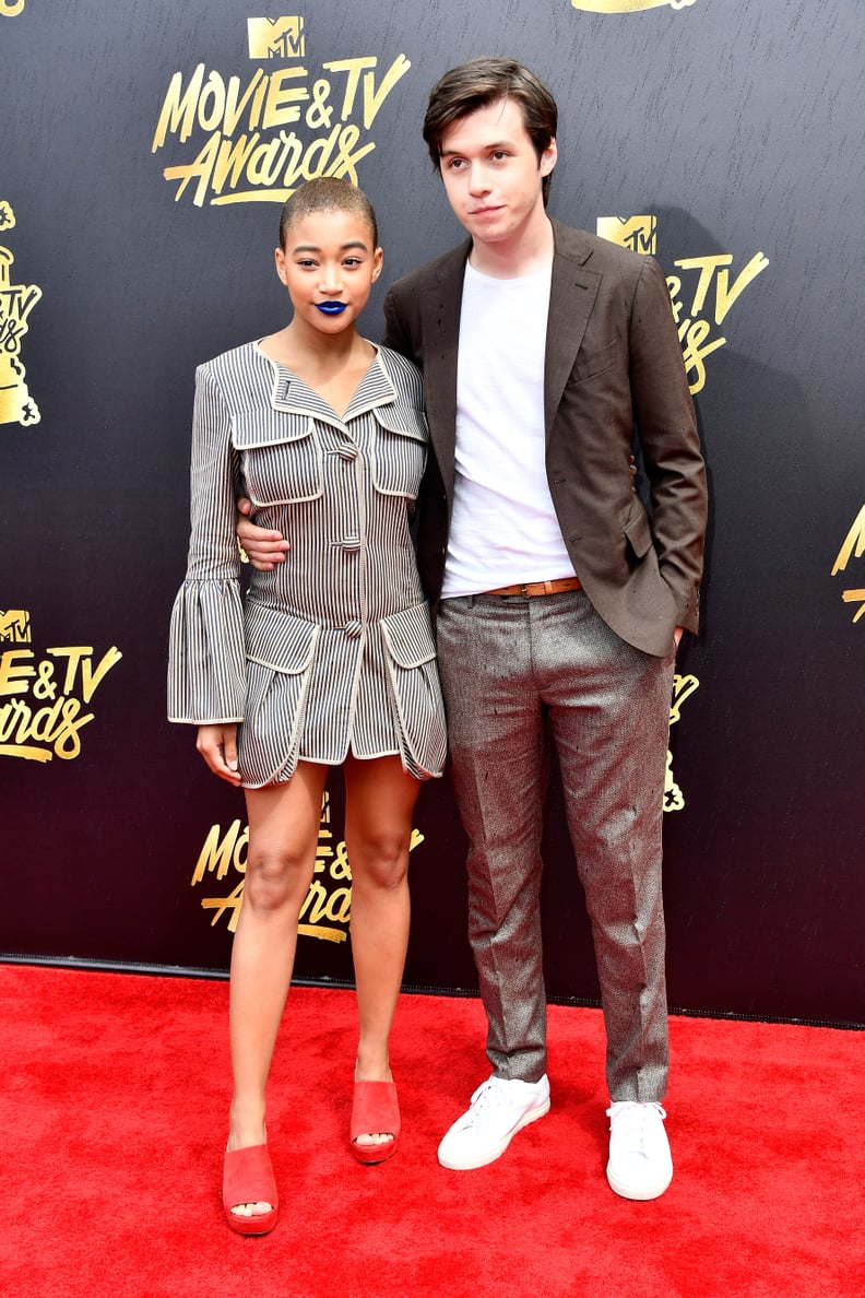 Amandla Stenberg and Nick Robinson