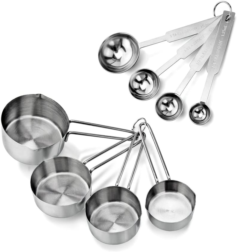 New Star Foodservice Stainless Steel Measuring Cups and Spoons