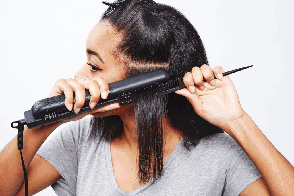 The Mistake: Skipping a Comb When You Flat-Iron