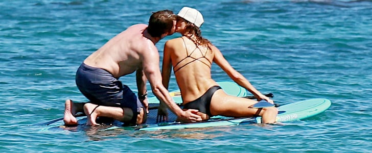 Gerard Butler Shirtless PDA With Girlfriend | Pictures
