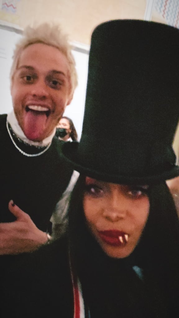 Pictured: Pete Davidson and Erykah Badu