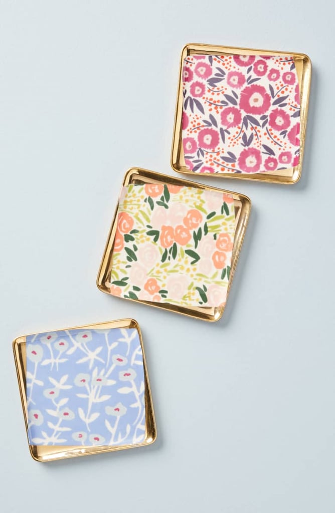 Anthropologie Painted Poppies Coaster