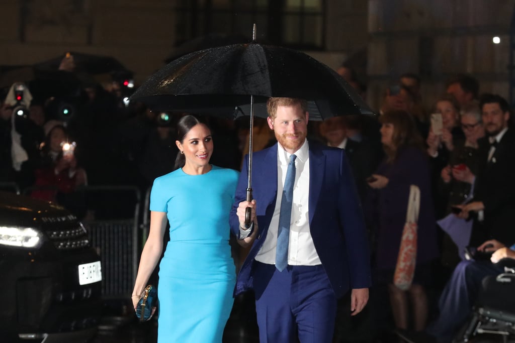 Meghan Markle's Blue Victoria Beckham Dress 2020