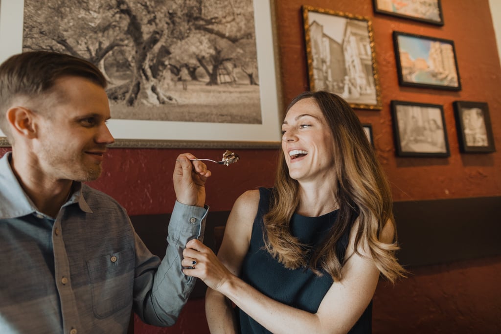 Olive Garden Engagement Shoot