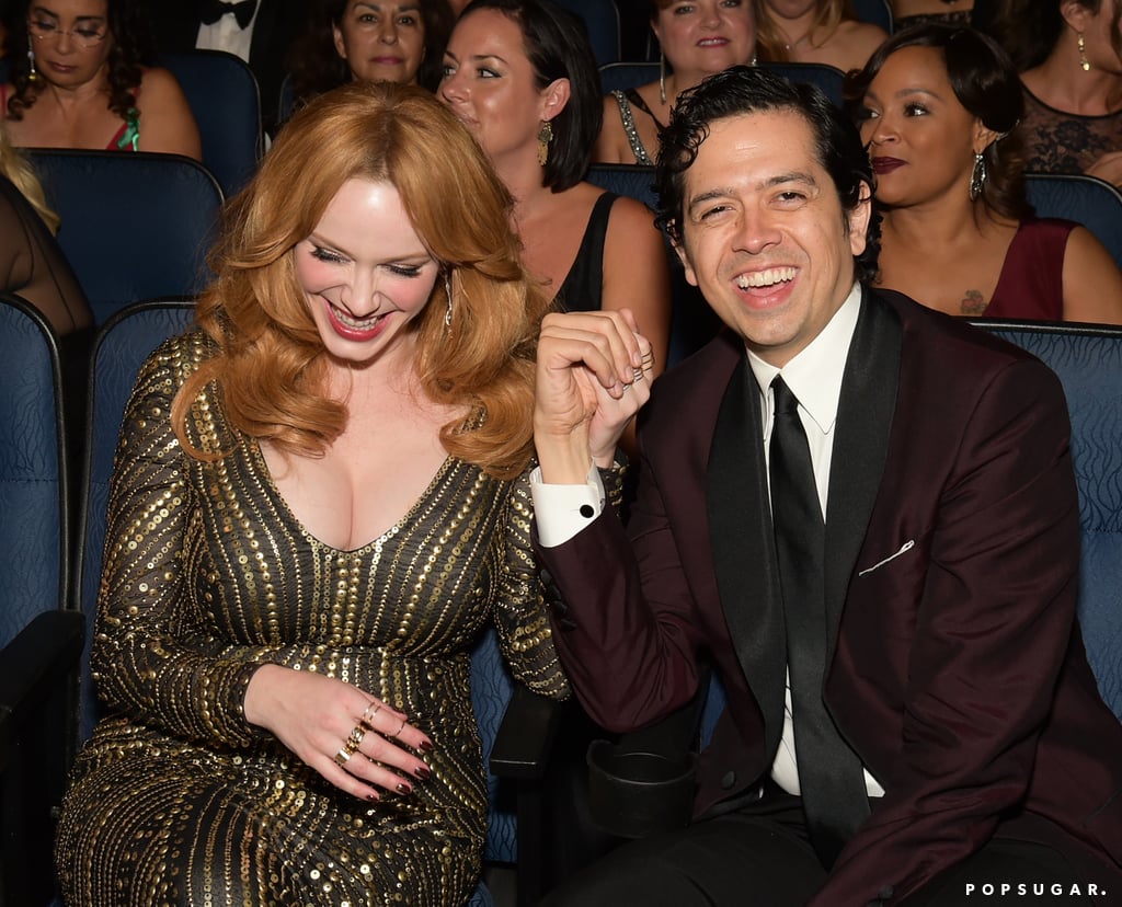Christina Hendricks and Geoffery Arend
