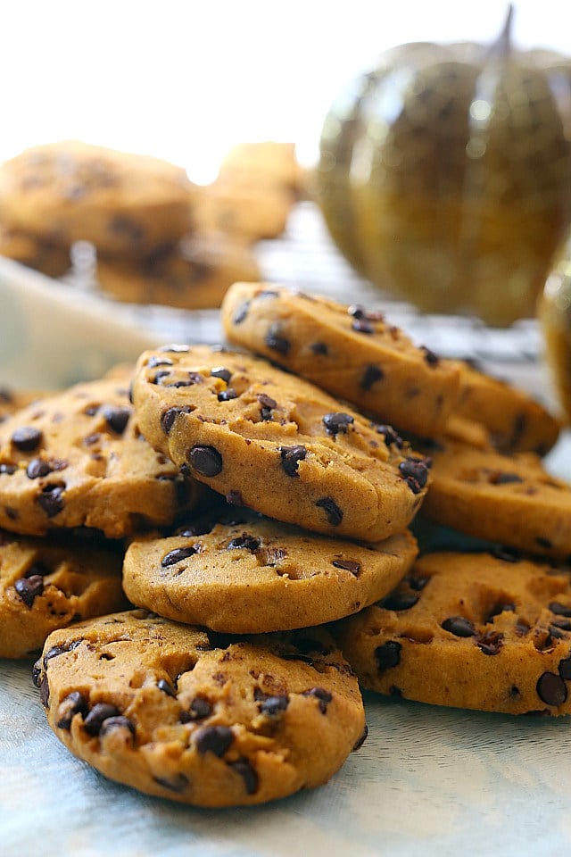 Pumpkin Spiced Chocolate Chip Cookies