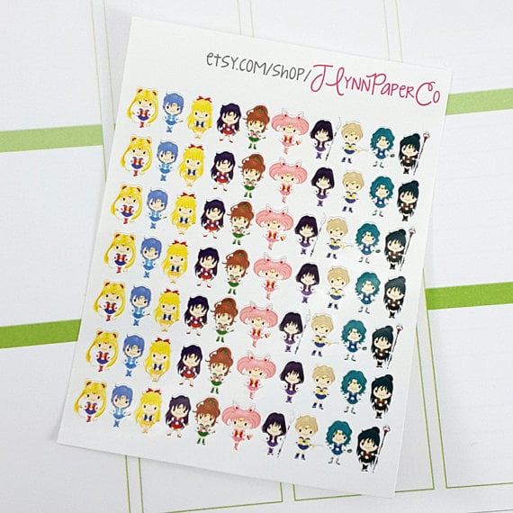 70 Tiny Sailor Moon Stickers