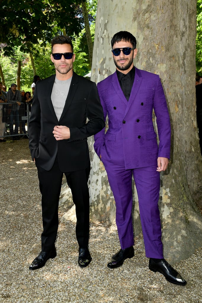 Ricky Martin and Jwan Yosef at Paris Fashion Week