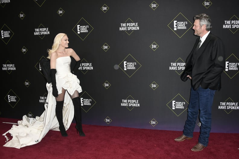 Gwen Stefani and Blake Shelton at the 2019 People's Choice Awards