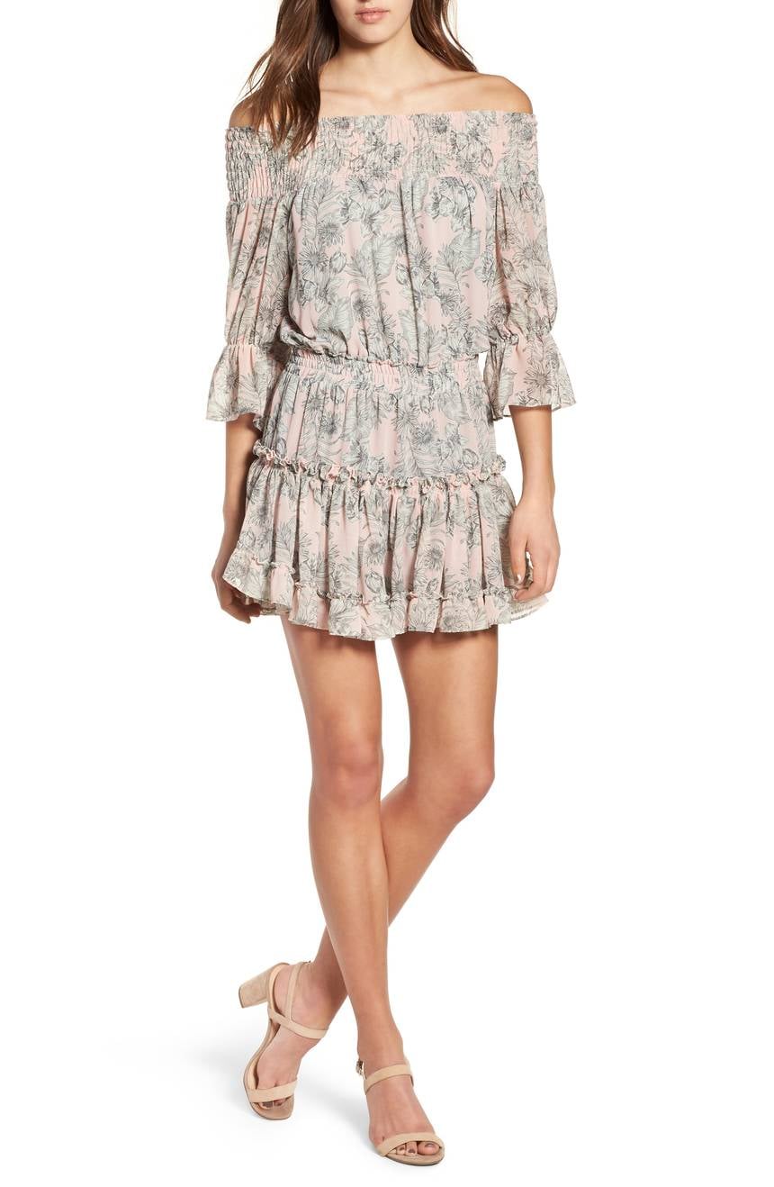misa off the shoulder dress