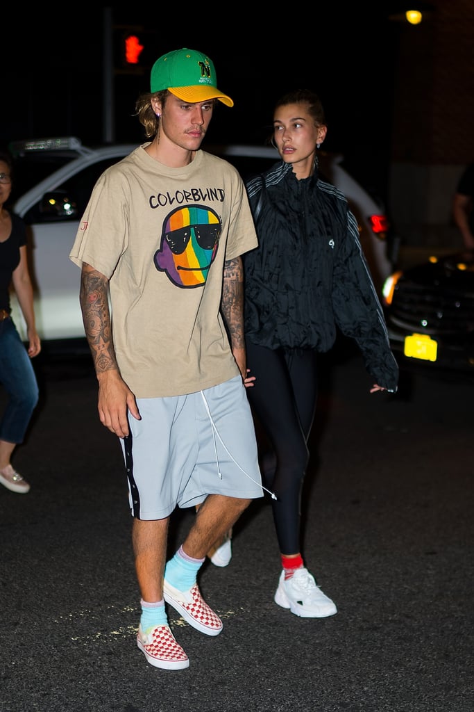 Justin Bieber Baldwin Matching Shoes and Socks 2018 POPSUGAR Fashion