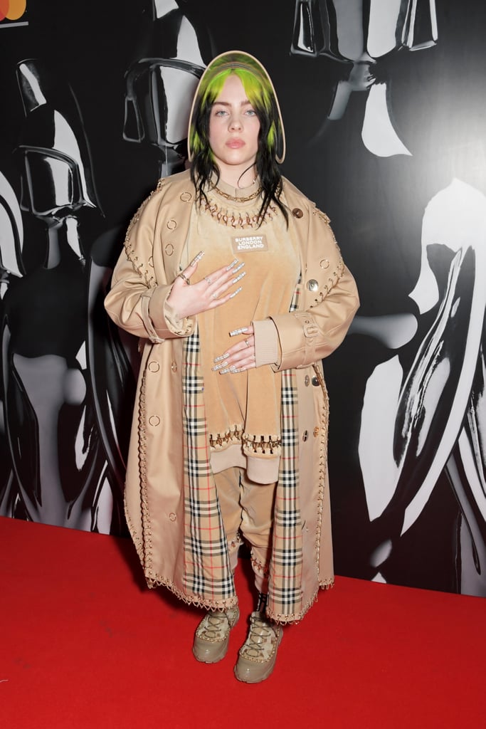 Billie Eilish Wears Custom Burberry at the 2020 BRIT Awards